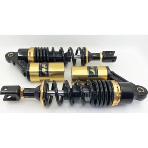 RFY New 1Pair 11" 280mm motorcycle rear shock absorber for Honda Suzuki Kawasaki Yamaha Black + gold