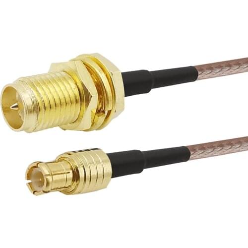 RP SMA to MCX Male RF Cable Assembly RG316 Cable RP-SMA Female to MCX Male Straight RG316 Coaxial Cable