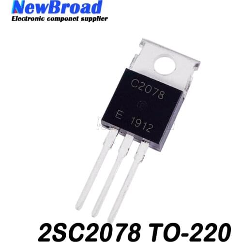 10PCS C2078 TO220 2SC2078 TO-220 2078 3A 80V