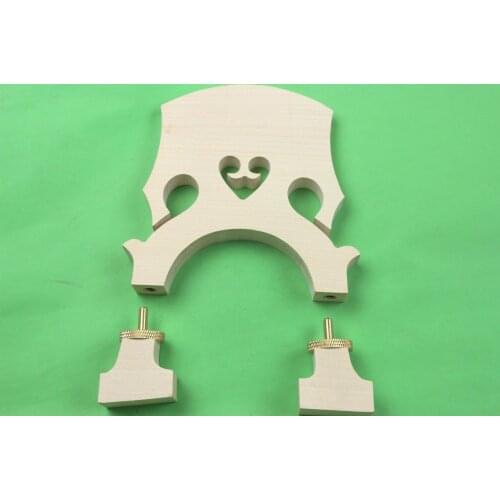 10pcs Top European adjustable double Bass Bridges 3/4 fine maple belgian style