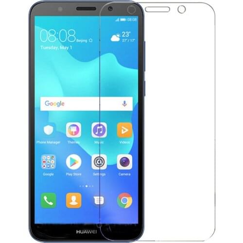 2Pcs Tempered Glass For Huawei Y3 Y5 Y6 Y7 Prime 2018 Y9 2019 Pro 2017 Explosion-proof Protective Film Screen Protector