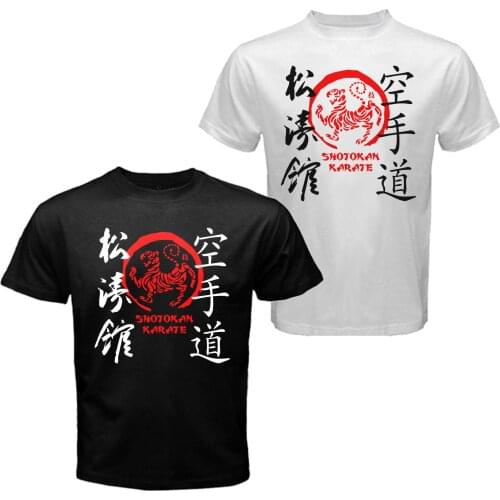 2019 Summer Fashion Hot Sale Men O-Neck T Shirt New Japan Japanese Kanji Shotokan Karate Dojo Mix Martials T-shirt Tee