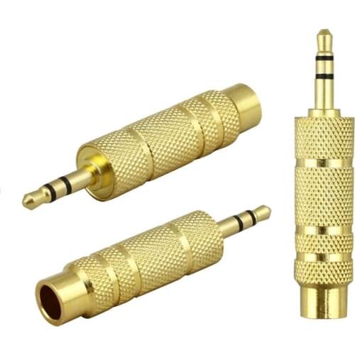 Audio 3.5mm Stereo Male to 6.3mm (1/4in) Stereo Female Adapter one pcs