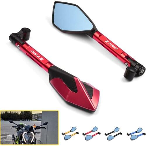 Motorcycle Rearview Mirrors Handle Bar End Side Blue Retrovisor For KAWASAKI Z750 Z 750 2003-2012 2005 2006 2007 2008 2009 2010
