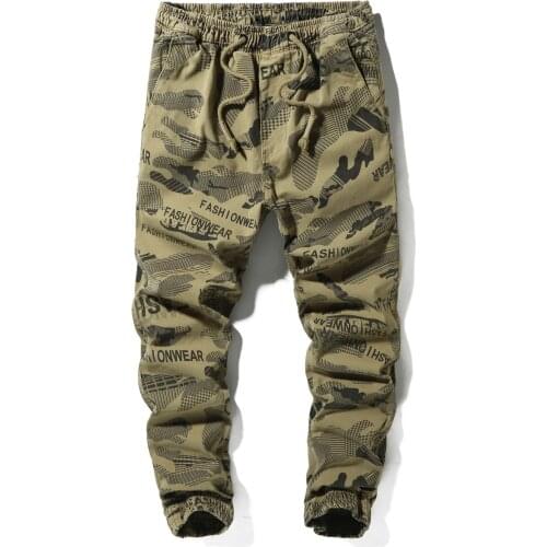 Mens Spring Autumn Pants Jogger Overalls Camouflage Winter Tactical Military Cargo Pant Men Casual Loose Sweat Pant Trousers Men