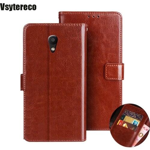 Wallet Case for Meizu M10 Flip Leather Cover on M810 M810H M810L Kickstand Protective Cover for Meizu M8C M 8C Phone bag Cases
