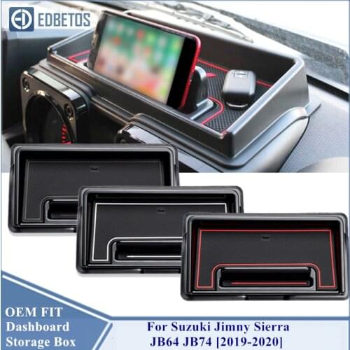 For Suzuki Jimny Sierra JB64 JB74 2019 2020 Accessories Car Storage Organizer Storage Plastic Box Car Dashboard Storage Box