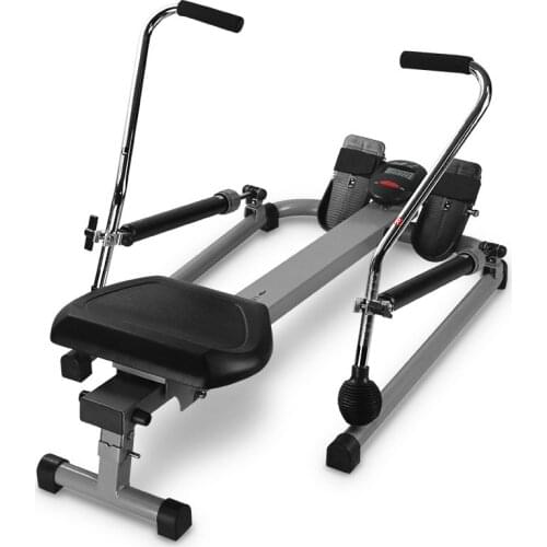 Home Rowing Machine Mute Rowing Machine Fitness Equipment Multi-function Double Oar Rowing Water Resistance