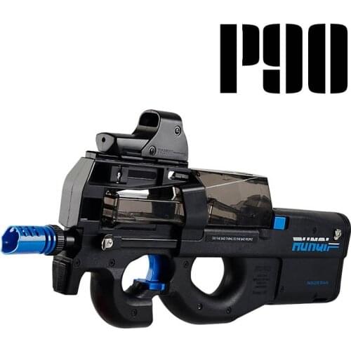 Electric P90 Toy Gun Water Bullet Paintball Sniper Pistol Graffiti Live CS Assault Snipe Outdoor Game Weapon Toys Boy Sport Toy