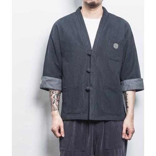 FAVOCENT Mens Denim Shirts