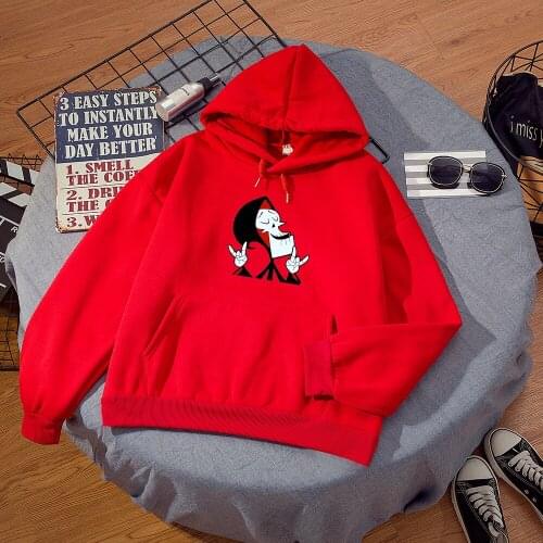 Harajuku Ullzang Print Hoodies Women Hip Hop Funny Cartoon 90s Sweatshirts Gothic Graphic Unisex Hoody Female Itself Plus Size