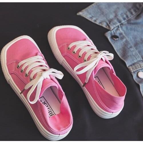 Canvas shoes womens summer shoes for women 2021 new versatile niche design pink summer with skirt chaussures casual