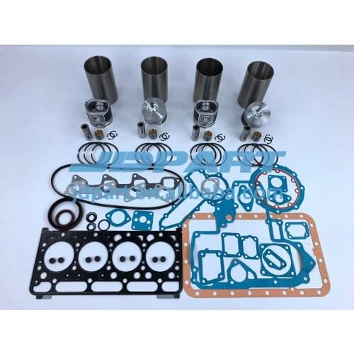 V2003 DI liner kit STD overhaul gasket kit for Kubota