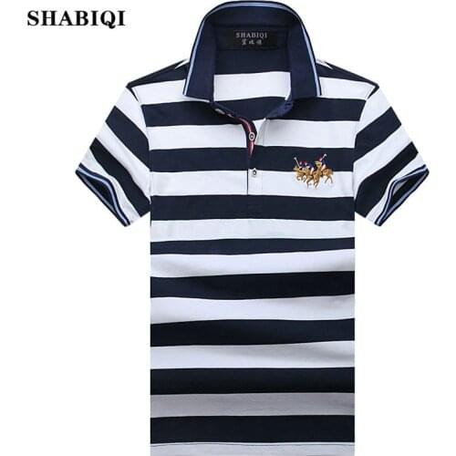 Hot Sale 2021 Summer Brand Men Polo Shirt Casual Cotton Striped Polo Mens Homme Camisa Short Sleeves Polo Plus Size S-8XL
