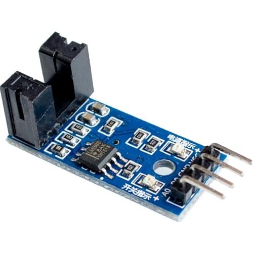 5pcs/lot speed sensor module Tacho sensor Slot-type Optocoupler Tacho-generator Counter Module for Raspberry pi