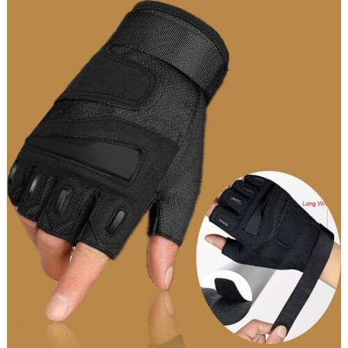 Wrist Protective Strape Fitness Gym Gloves half finger Crossfit Weight Lifting military tactical Gloves Airsoft shooting Army