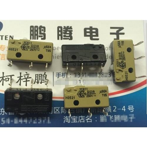 Original new 100% XCG11 bend foot 3pin micro switch limit stroke reset button