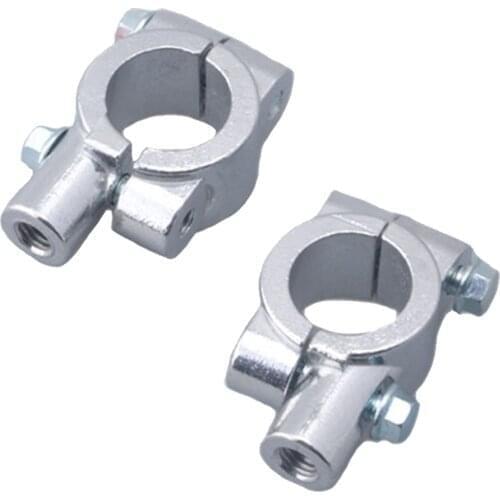 8mm Thread Handlebar 22mm Mirror Mount Clamp for Motorcycle Scooter