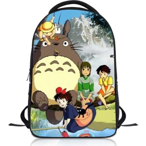 Anime My Neighbor Totoro Students Backpack School Bag Children Cartoon Knapsack Boys Girls Rucksack Kids Bookbag Satchel