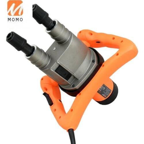 TT1Industrial grade putty powder electric electric drill paint putty mixer cement double rod mixer