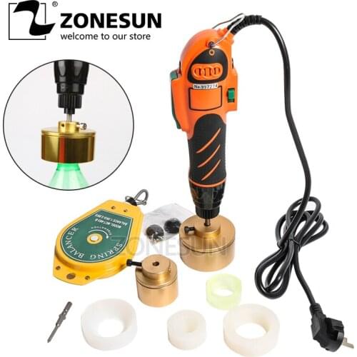 ZONESUN Handheld Bottle Capping Tool Plastic Bottle Capper Screw Capping Machine Manual Capper Capping Machines