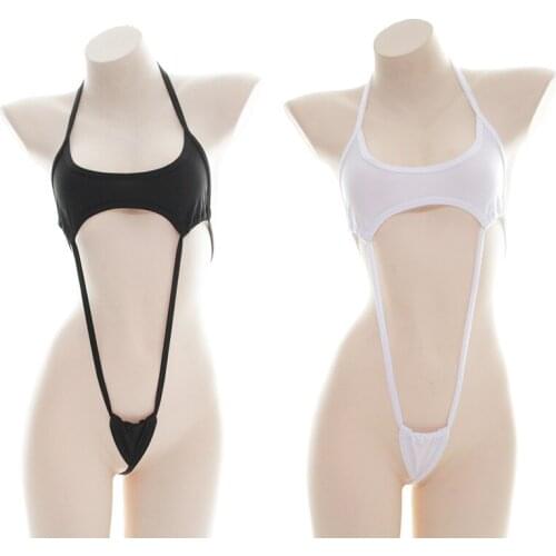 Japanese Sweet Lolita Backless Bikini Underwear Kawaii Sexy Sleepwear Girl Woman Adult Cosplay Set