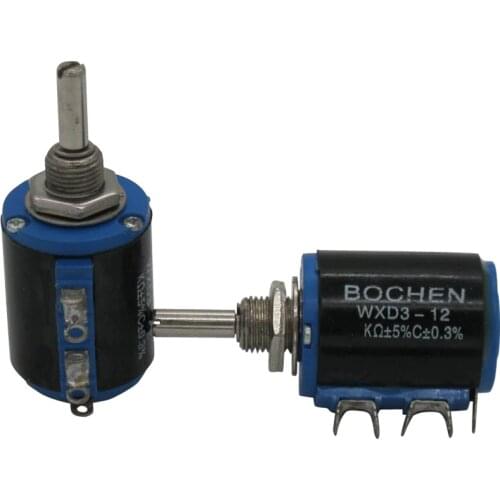 2PCS WXD3-12 2W 10K ohm WXD3-12-2W 5 ring multi-circle precision wire-wound potentiometer