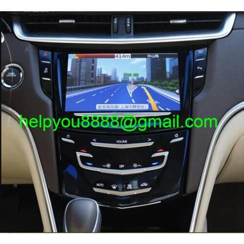 5PCS OEM Factory touch screen use for Cadillac CUE CTS SRX XTS car DVD GPS navigation LCD panel touch display digitizer
