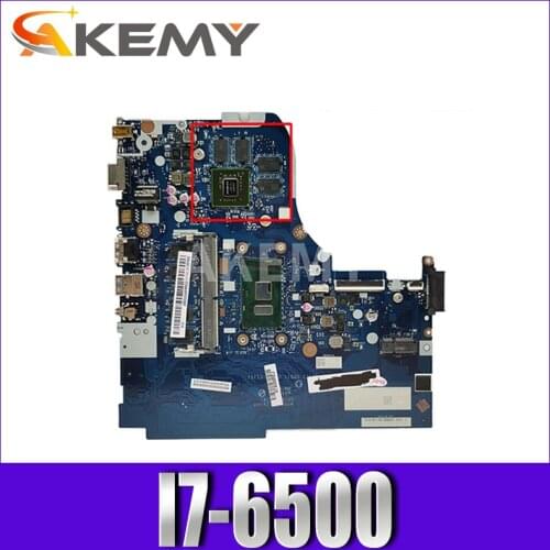 AKemy For Lenovo Ideapad 310-14ISK 510-14ISK Laptop motherboard With I7-6500 CPU 4G RAM DDR4 NM-A751 motherboard full test ok