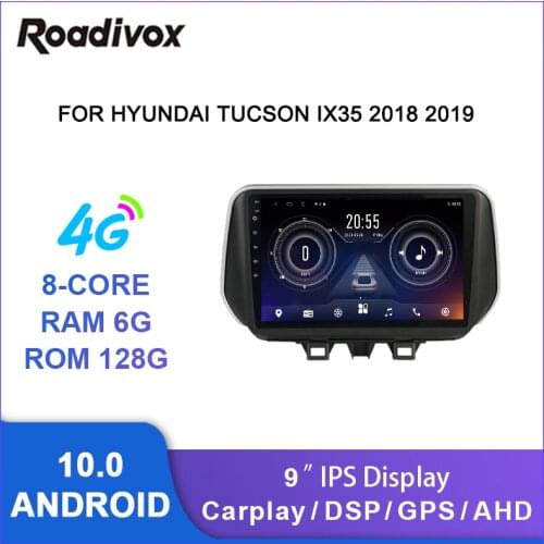 9" android 10.0 car radio video gps navigation player for hyundai Tucson ix35 2018 2019 multimedia autoradio stereo head unit