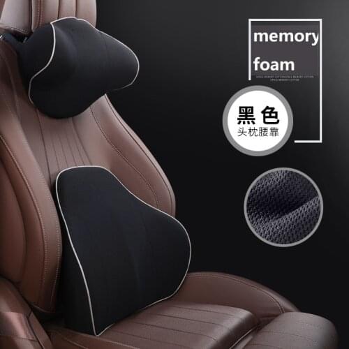 Car Backrest Support Seat lumbar Pillow Memory Foam Relieves Back Pain And Absorbs Pressure Car Backrest Auto Accessories