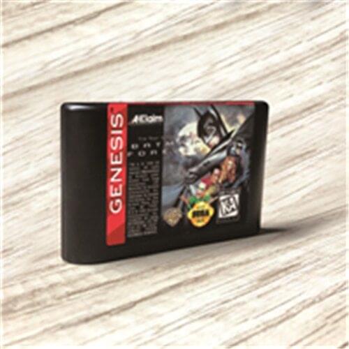 Batmans Forever - USA Label Flashkit MD Electroless Gold PCB Card for Sega Genesis Megadrive Video Game Console