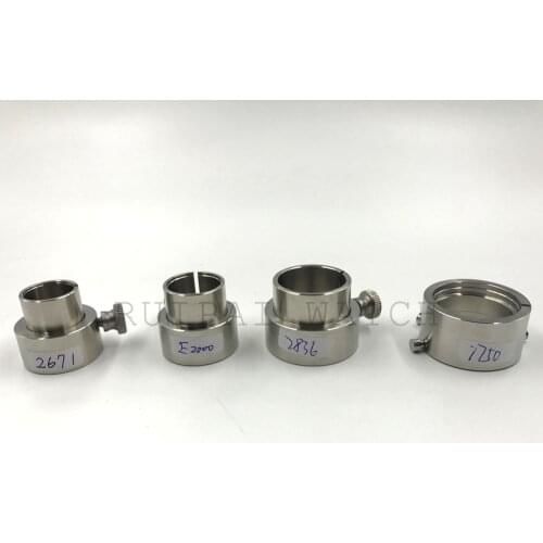 Free Shipping 1 Set 2836/2671/7750/E2000 Stainless Steel Watchmakers Watch Movement Holder