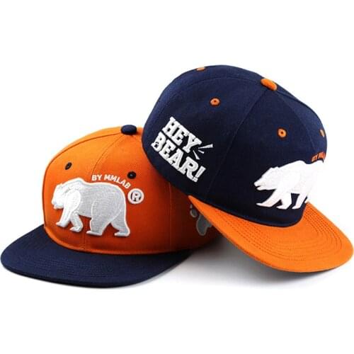 New Unisex Best Top Quality Bear Baseball Cap Snapback Casual Gay Caps Fashion Bear Paw Hip-Hop Hat Circumference: 57-62 cm
