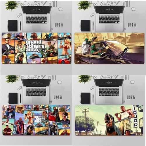 GTA 5 Gaming Mouse Pad Large Mouse Pad PC Gamer Computer Mouse Mat Big Mousepad Keyboard Desk Mat XXL Carpet Laptop Mause Pad