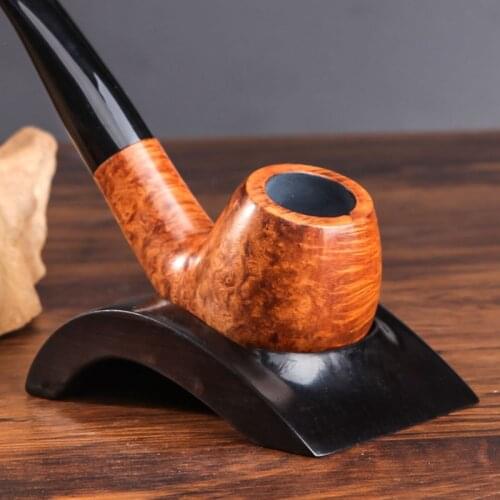 Smoking Pipe Wood Holder Desk Stand Tabletop Bracket Cigar Pipes Rack Accessories Tobacco Stand