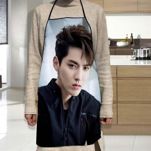 Kris Apron Grill Kitchen Chef Apron Professional for BBQ, Baking, Cooking for Men Women 68X95cm