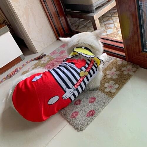 Dog T Shirt Summer Small Dog Clothes Puppy Vest Chihuahua Cartoon Tshirt Yorkshire Terrier Pet Clothes Ropa Perro Pets Clothing