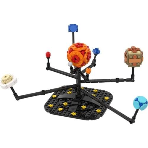 MOC Eight Planets Star Space Series Building Blocks Bricks Sets DIY Model Education Toys For Kids Boys Birthday Gift 278pcs