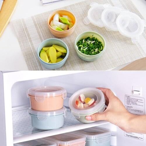 Preservation Box Square Round Lunchbox Kitchen Containers Crisper Sealed Set Moisture Proof Plastic Food Storage Box