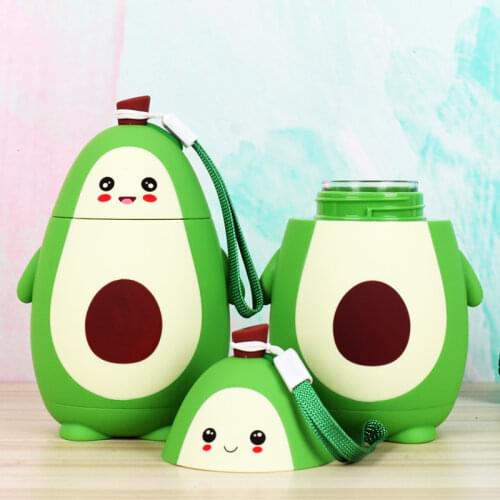 OUSSIRRO Fashion Creative Double Heat-resisting Lovely High quality Glass Drinking Cartoon style glass Water Bottles