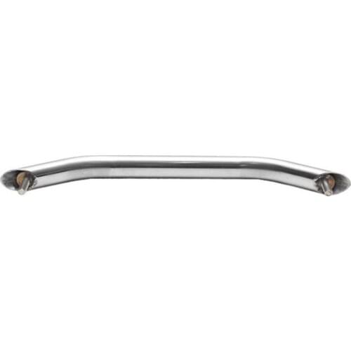 Marine Boat Deluxe 12inch Stainless Steel Handrail Grab Handle With Flange, Sturdy and Well-made