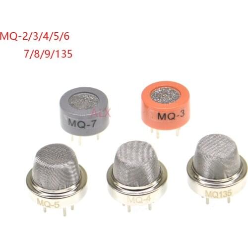 MQ Series Sensors MQ135 MQ2 MQ3 MQ5 MQ7 Detecting Gas Sensor Detector MQ-135 MQ-2 MQ-3 MQ-5 MQ-7 DIP