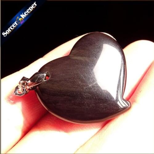 Mens Natural Stone Obsidian Water Drop Pendant Chakra Healing Reiki Beads Women Crystal Necklace Jewelry Free Pouch SS701