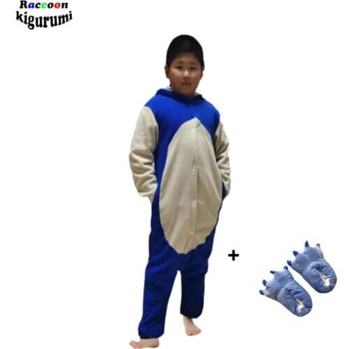 Sonic Pajamas Kigurumi Kids Child Animal Onsie Adult Onesie Cartoon One-Piece Pijama Boy Girl Women Hedgehog Cosplay Costume Men
