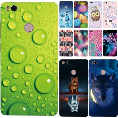 Soft Phone Case for Xiaomi Mi 4S M4S Mi4S Cases Panda Funda Colorful Flower Silicone TPU Back Cover Shell