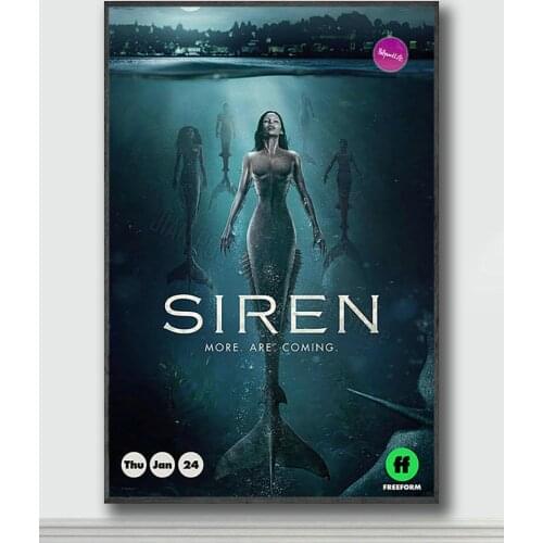 NJ236 Siren Season 2 TV Series Silk Posters and Prints wall art Art Poster Home Decor