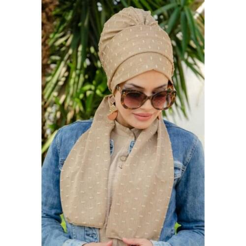 Full Cover Inner Hijab Caps Muslim Stretch Turban Islamic Underscarf Bonnet Solid Under Color Scarf Caps Turbante Mujer