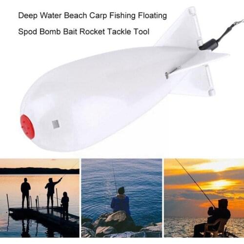 Carp Fishing Rocket Feeder Large Small Spod Bomb Float Rockets Feeders Accessories Pellet Holder Position Gear Bait Lure V2B4