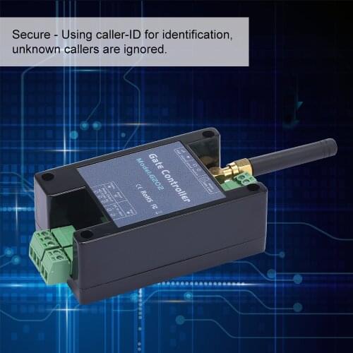 G202 GSM Door Gate Opener Remote On/Off Relay Switch Remote Control Door Access Wireless Door Opener By Free Call SMS Command